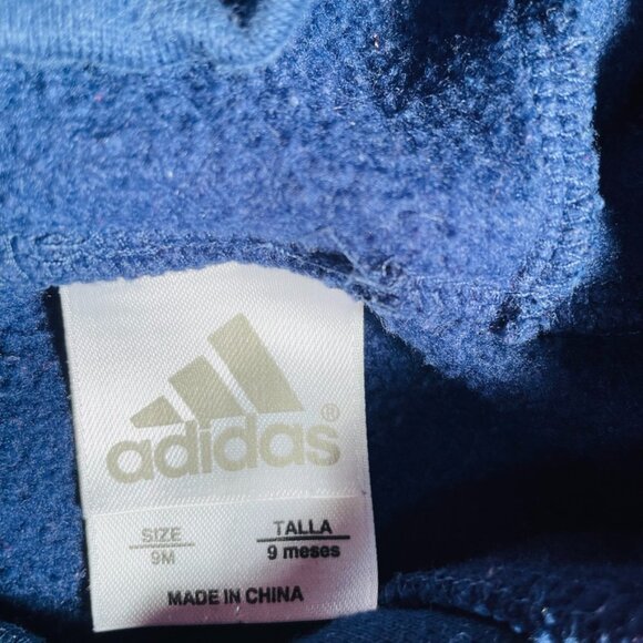 ADIDAS Matching Suit- Infant Red and Blue Matching Set size 9M - Picture 6 of 7